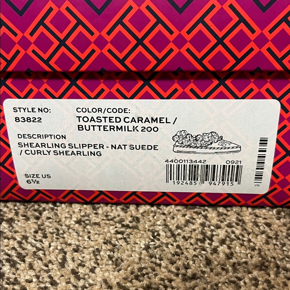 Tory Burch Shearling Suede Slippers/ loafers - Picture 9 of 9
